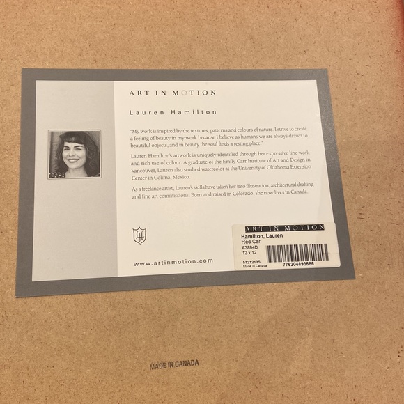 Art work - Pottery Barn Kids - set of 4 - Scooter, Red Car, Little Wagon, Bike - Picture 9 of 9